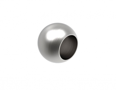 INOX Zaključna krogla 55X42 POLIRANA