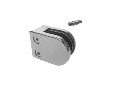 INOX Nosilec stekla 42.4 poliran, AISI304, 40X50 POLKROŽEN